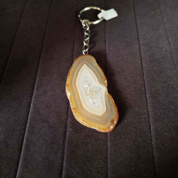 Agate Slice Key Chains - Picture 6 of 11